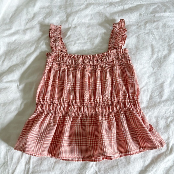 dazzlin red gingham top - Picture 2 of 6